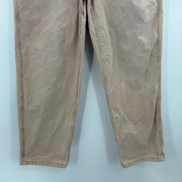 Asos Design Straight Denim Jeans Women's Beige High Rise Medium Wash size 8 - Picture 3 of 15